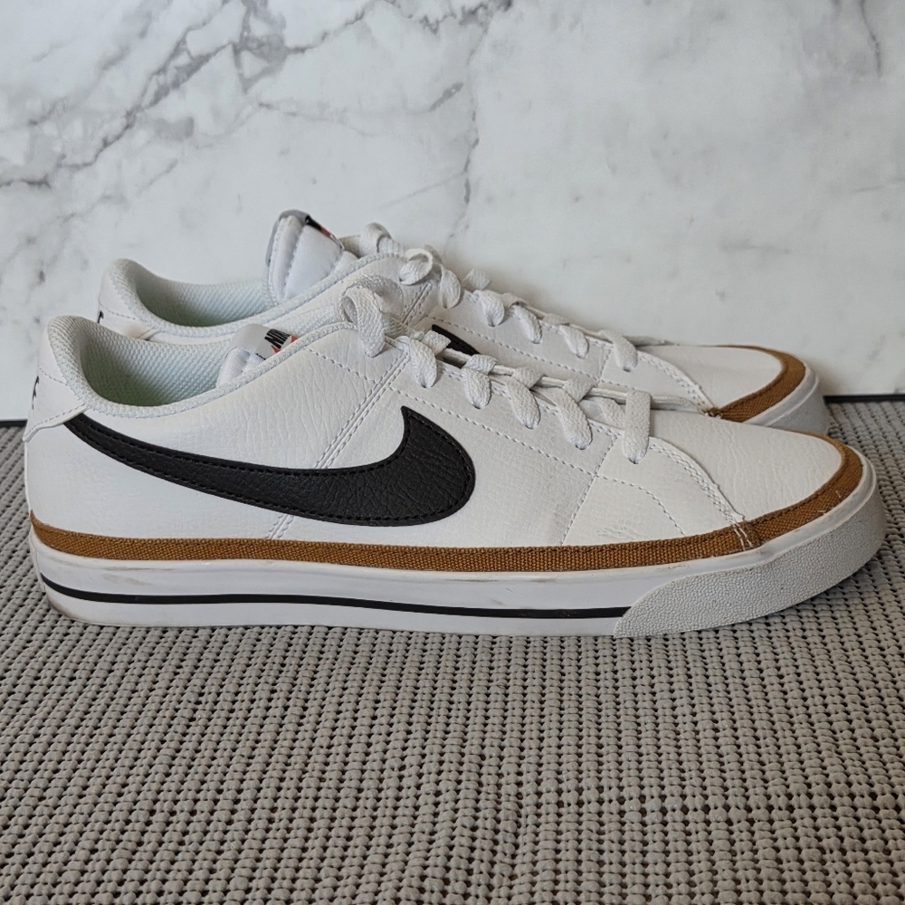 Nike Court Legacy White Sneakers Shoes Womens 10